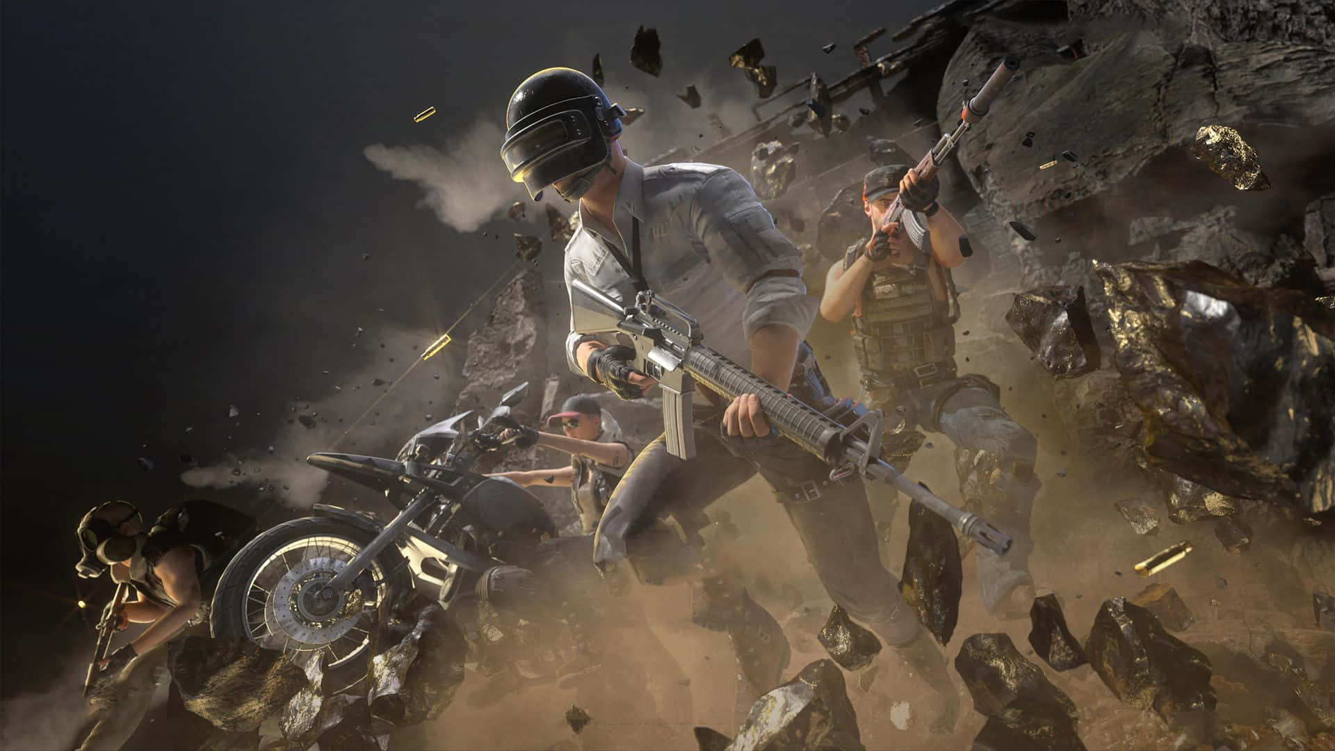 CHIE PUBG Clan battle scene